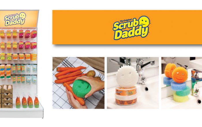 Scrub Daddy esillepano - display